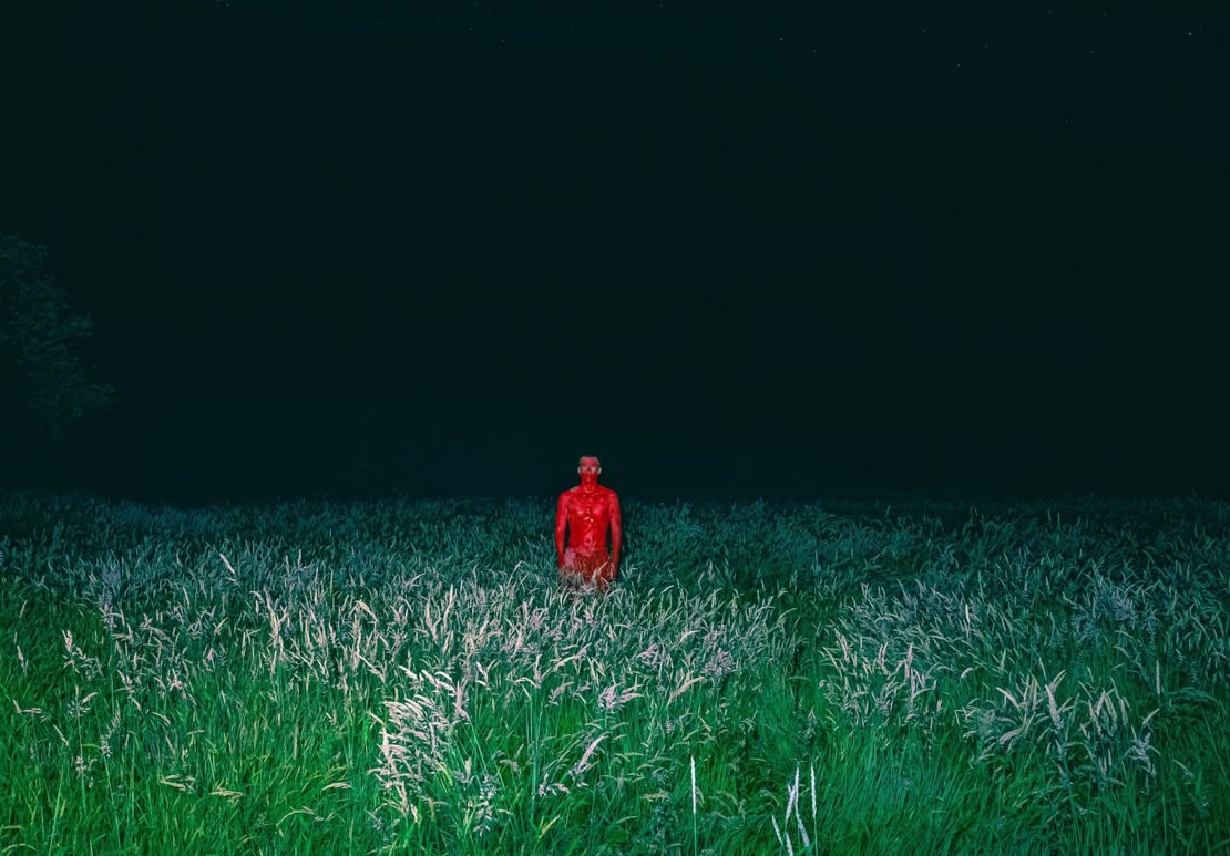 Red Man in the field
